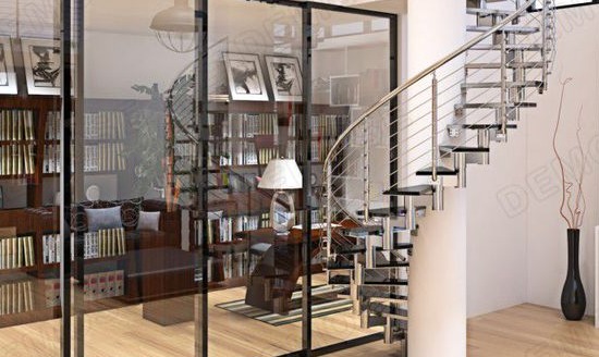 鋼結構旋轉樓梯