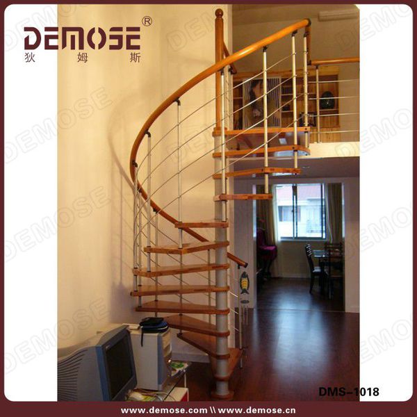 1 簡單鋼木旋轉樓梯