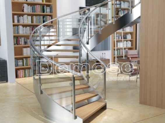 現代建筑中的鋼結構踏步樓梯的杰出表現