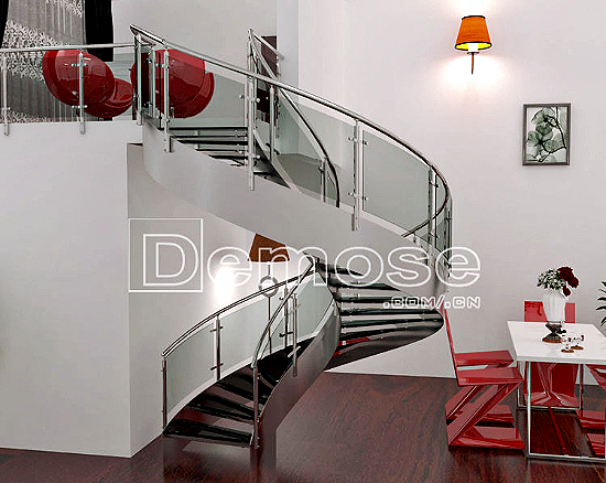 旋轉樓梯與室內(nèi)裝飾的完美融合