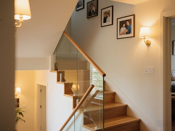 帶玻璃面板的樓梯：現代空間的通透美學與安全設計