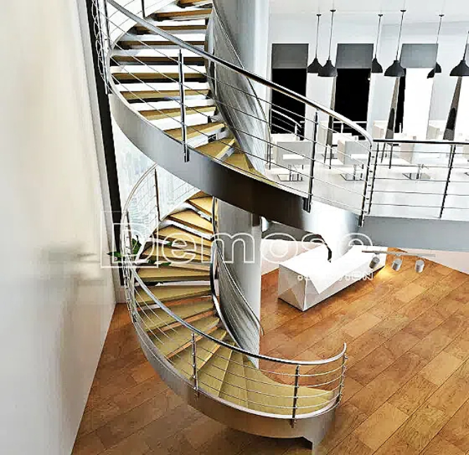 旋轉樓梯的優缺點：設計美學與實用考量的交織