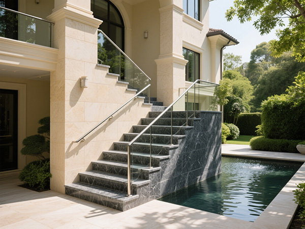 別墅露天樓梯定制指南:狄姆斯為您打造戶外藝術階梯