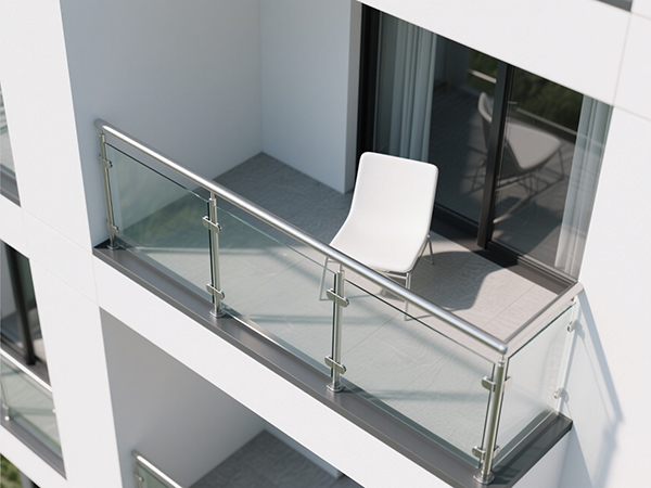 不銹鋼夾玻璃陽臺欄桿多少錢一方