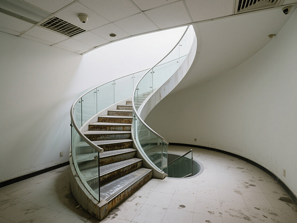 旋轉樓梯玻璃扶手多少錢一米