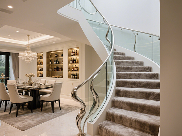 別墅樓梯定制：大尺寸與異形設計的實用美學